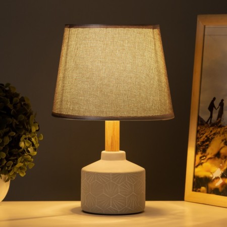 Table lamp 21193/1 E14 40W gray 20x20x30 cm-1