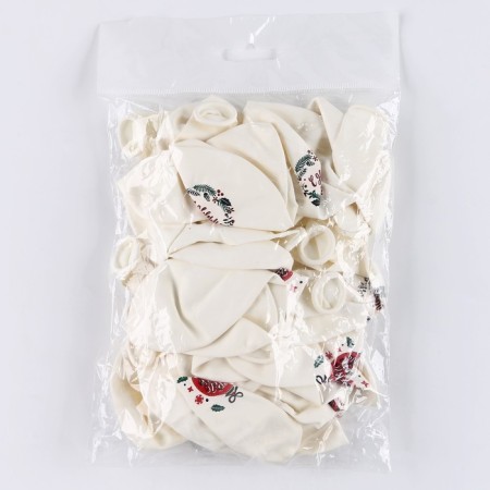 Shar Latex 12 "New Year's Wreath", New Year's set 25 pcs.-1
