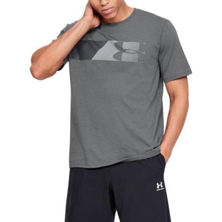 Men's T-shirt, Under Armor Fast Left Chest SS Tee, Size 46-48 (1329584-013)-1