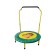 Folding mini-Batut Perfetto Sport with a handle, d = 92 cm, green color