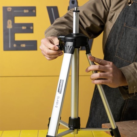A tripod for the laser level Deli DL4161-2 133668, Czech, 5/8 ", 0.45 - 1.2 m-4