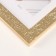 Photo frame plastic to worlds 15x21 651511-6 (6) gold (plastic screen)