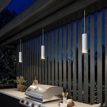 Suspended lamp Elektrostandard, DLR023 LED 10 W, 100X100X610 mm, IP54, white color-2