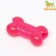 Chewing toy Superproof "Small bone", 8.5 cm, pink