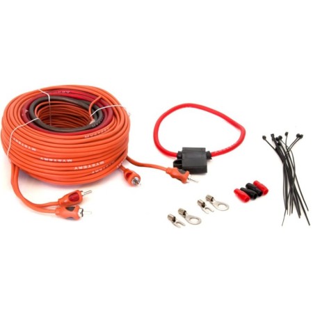The Mystery Mak 10.2 installation kit, a set for connecting a 2-channel amplifier