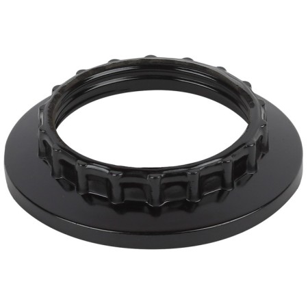 Ring for the cartridge E27, plastic, black (50/1000/9000)