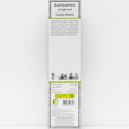 Barberis Ottavsky "Silve Miles" 1 pc, tube, spring 2025-2