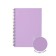 Notebook A5 80 sheets in a cage on a spiral Erichkrause Brave Cats, with a plastic cover violet,