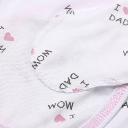 A set for newborns (swing/slider/cap), white color, height 62-2