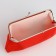 Cosmetic bag on the farmar, red color