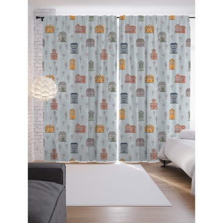 Photostes "City Trails", Saten, size 145x265 cm, 2 pcs
