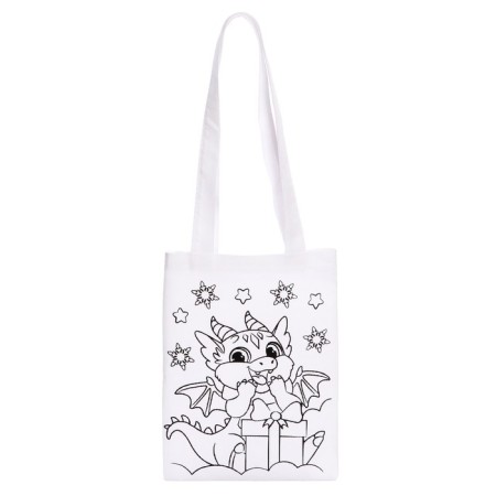 Shopper bag, coloring "Dragon. New Year"-3