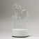 Acrylic lamp "Magic moments", 11.8 x 22 cm, model GBV-0121