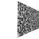 PVC mosaic panel black 960x480 mm