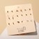 Earrings set 9 pairs "Modest" chain, color gold, d = 4