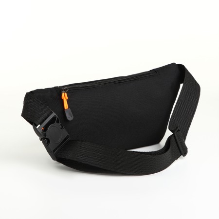 Lightning waist bag, 3 outer pockets, blue/black color-3