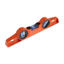 Уровень "Торпедо" HARDEN 580522, алюминиевый, магнитный, 3 глазка, 254 мм