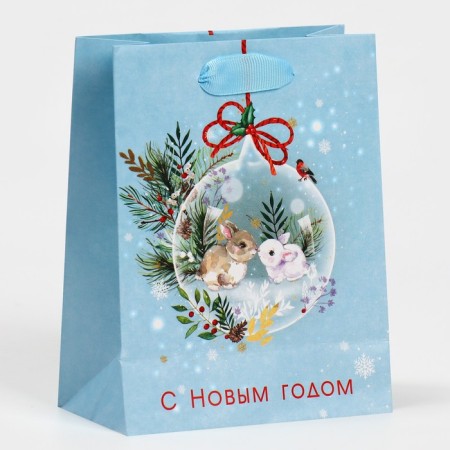 Package laminated vertical "tenderness", 12 x 15 x 5.5 cm, new year-3