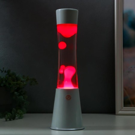 Lava-lamp "Column" E14, wax, white h = 39 cm Risalux-1
