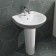 Washbuilder of the LZSF "Optima", width 560 mm, with overflow, with a hole for the mixer