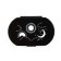 Aider "Health", 3 sections, black, 6 x 4 x 1.3 cm