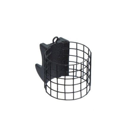 Metallic feeder X-Feeder Me Batman M Grid, Matt Black, 60 g, 30 ml