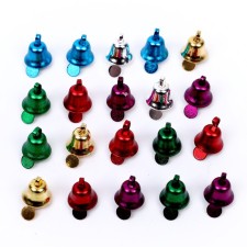 Bell for needlework, set of 20 pcs., Size 1 pc. - 0.8 cm, color mix