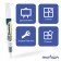 Cretaceous marker Munhwa CM-05, 3.0 mm, white