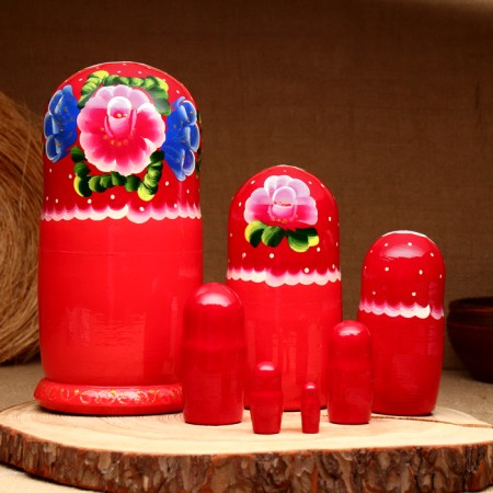 Matryoshka 7-doll "Agafya", 20-22 cm-1