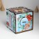New Year's piggy bank Cube "Fairytale well -being" 10x10x10 cm