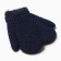 Baby mittens on the claim Minaku with a edge of 15 cm blue