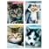 Notepad A6, 40 sheets in a cage on a clip "kittens and puppies", covered paper cover, mix