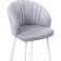 Barry Banbu Velutto 49 Metal/velor, white/gray 55x56x97 cm