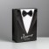Gift folding box, packaging, "gentleman", 21 x 15 x 7 cm