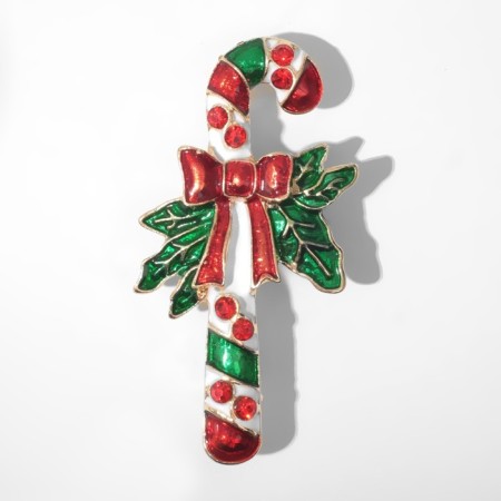 Brooch "Lollipop" with a bow, color in gold