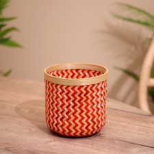 Wicker basket, from bamboo 15x15x15 cm