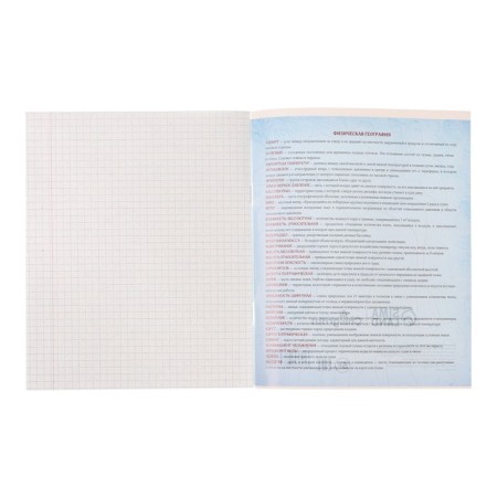 Substantial note Calligrata "Animal Memes", 36 sheets in a cage geography, with reference material, cover coated paper, block No. 2 (gray sheets)-1