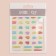 Nail stickers "pastel colors", voluminous, multi -colored
