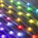 Smart garland “thread” 5 m dews with nozzles “hearts”, IP20, silver thread, 50 LED, remote control, application, glow RGB, USB