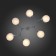 Ceiling EVOLUCE lamp. Sle183702-06. Gemento. 6x60 W, E14, 73x95.5x32 cm, gray color