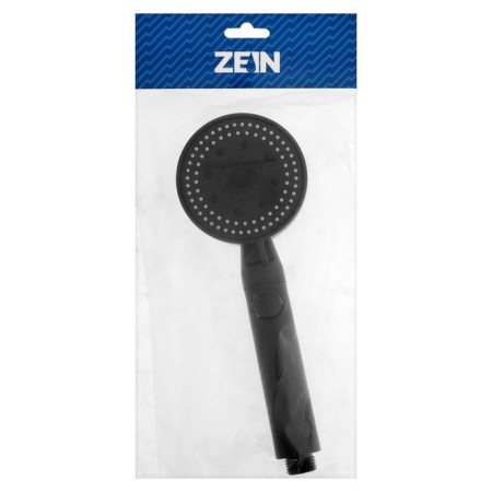 Shower watering can Zein Z3539, D = 90 mm, 5 modes, button "Stop", removable top, black-10