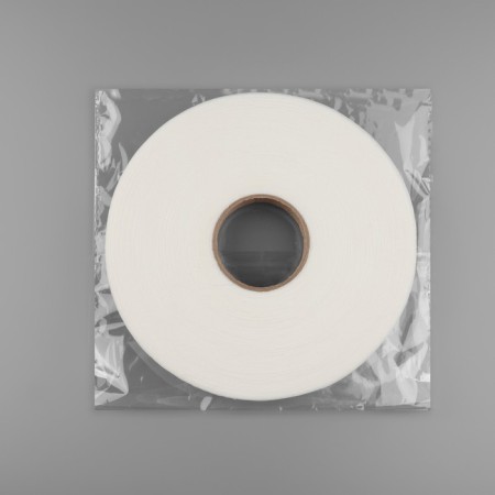 Adhesive ribbon thread in shared, 46 g/sq.m, 15 mm × 100 m, white color-2