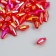 Beads for creativity Plastic "Rhombus Crystal Red Hologography" set 20 grams 0.6x0.6x1.2 cm 989630