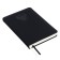 Leduced Diary A5, 160 sheets, Devente.emblem, firm cover of artificial leather with foam rubber, lies, block 70 g/m2, black