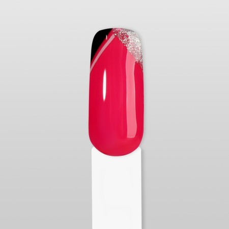 Nail stickers "French", white/silver/black color-3