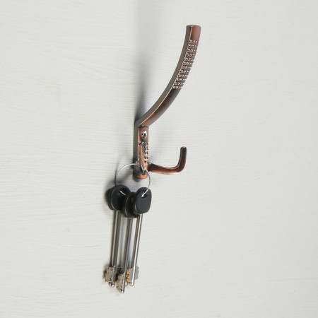 Hook furniture tundra TKT001, three -rod, copper-2