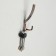 Hook furniture tundra TKT001, three -rod, copper