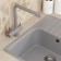 Kitchen mixer Uperwood UPD-005, with a channel for filtered water, color 03 satin/smoke