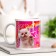 Mug with sublimation "dear" cat, 320 ml