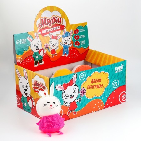 Antistress Mick "Bunny", Mix colors, in showbox-8
